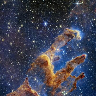 James Webb'ten büyüleyen görüntü: Yaratılış Sütunları