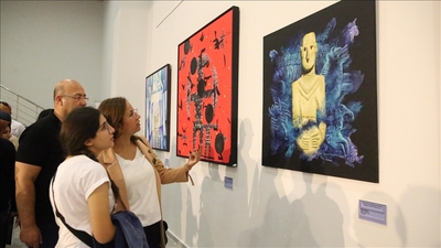 Göbeklitepe'den ilham alınarak yapılan eserler görücüye çıktı