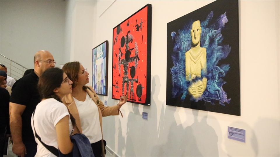 Göbeklitepe'den ilham alınarak yapılan eserler görücüye çıktı