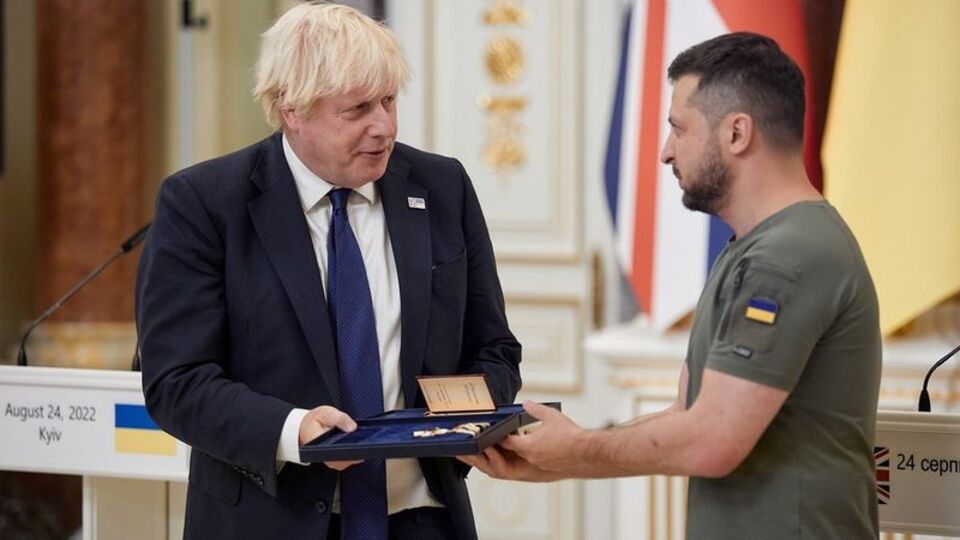 Ukrayna'dan dikkat çeken Boris Johnson paylaşımı