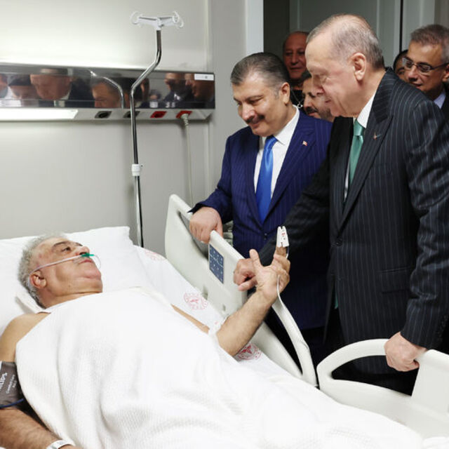 Cumhurbaşkanı Erdoğan'dan Yıldırım'a ziyaret