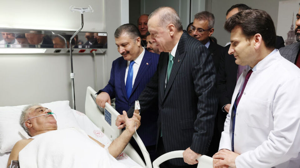 Cumhurbaşkanı Erdoğan'dan Yıldırım'a ziyaret