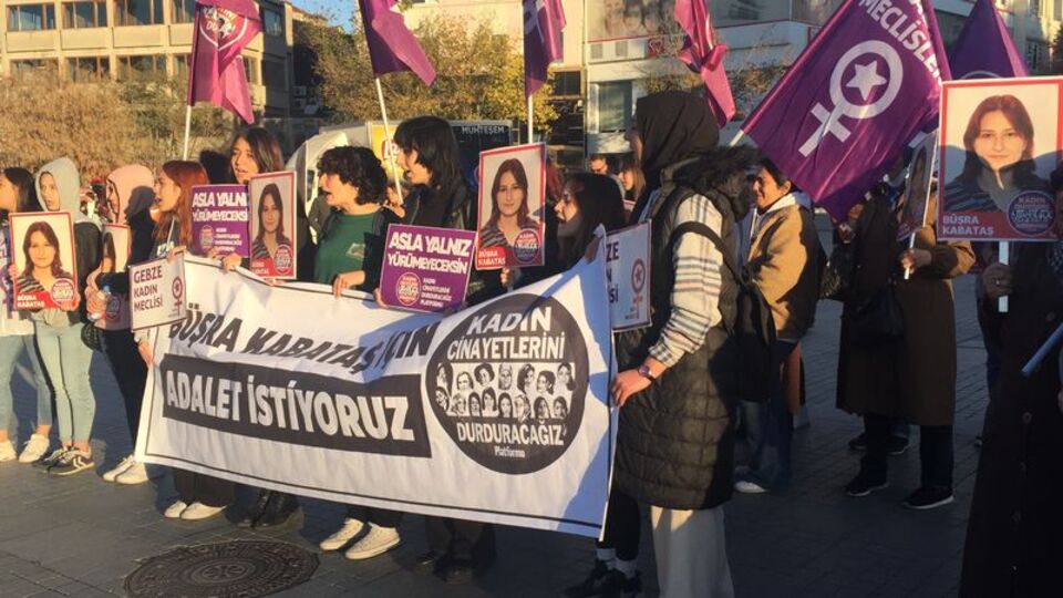 Canice öldürülen Büşra için toplandılar