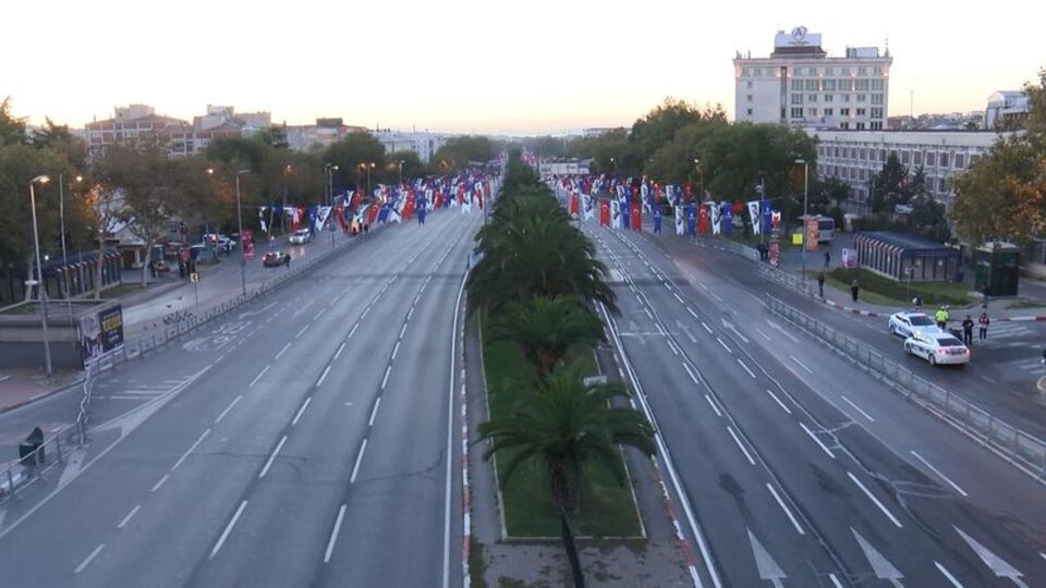 Vatan Caddesi Cumhuriyet Bayramı provası için kapatıldı