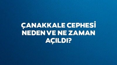 Çanakkale Cephesi komutanı kimdir?