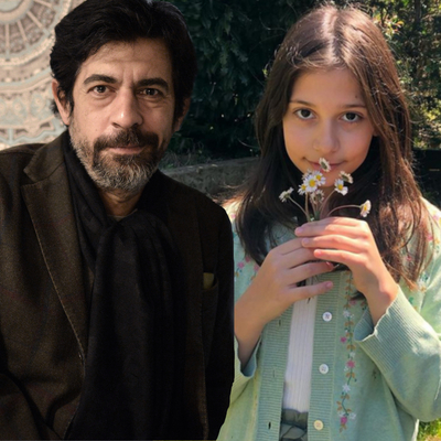 Babasıyla aynı sahnede