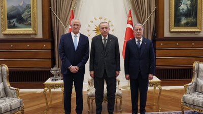 İsrail Savunma Bakanı Gantz Türkiye ziyareti sonrası konuştu