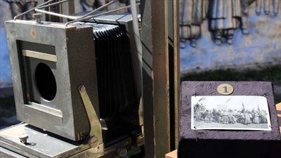 Simge fotoğraf müzede