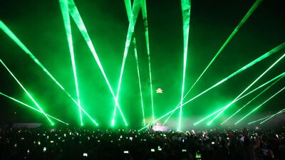 Cizre'de konser ve DJ performansına yoğun ilgi