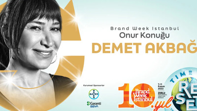 Brand Week Istanbul'un onur konuğu Demet Akbağ