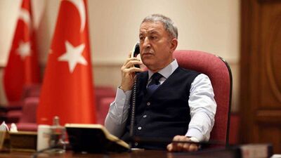 Bakan Akar'dan Ukrayna ile tahıl koridoru görüşmesi