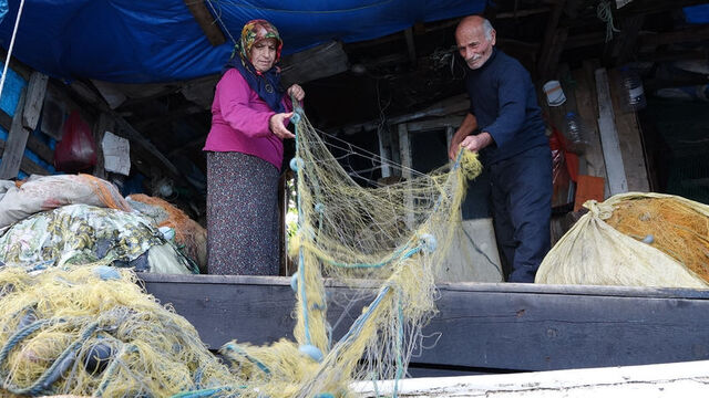 Balıkçı çiftin 20 yıllık av mesaisi