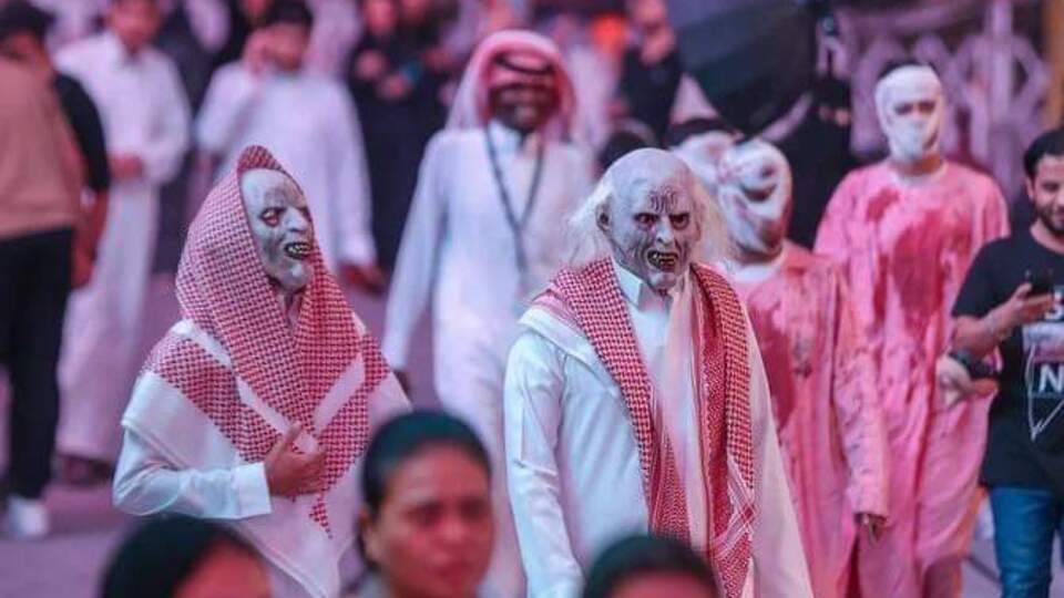 Suudi Arabistan'da 'Cadılar Bayramı' kutlaması