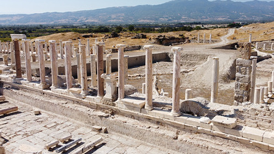 Denizli'de 1500 yıllık taş kesme atölyesi ortaya çıkarıldı