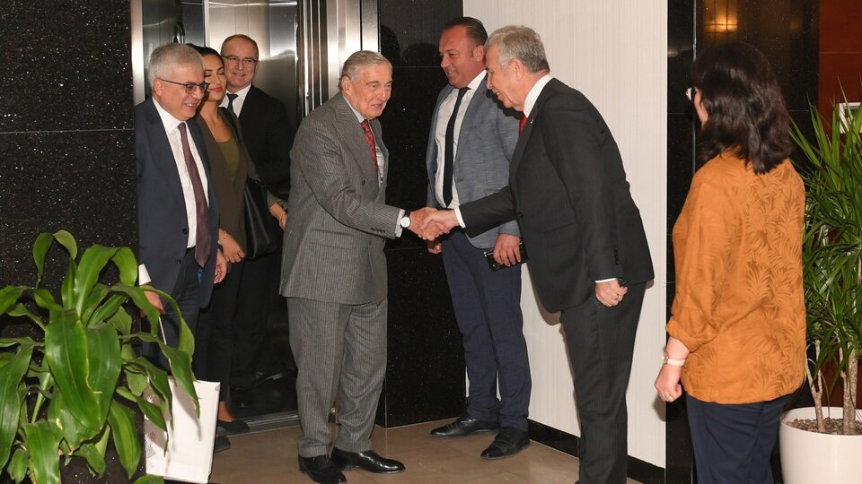 Rahmi Koç, Mansur Yavaş'ı ziyaret etti