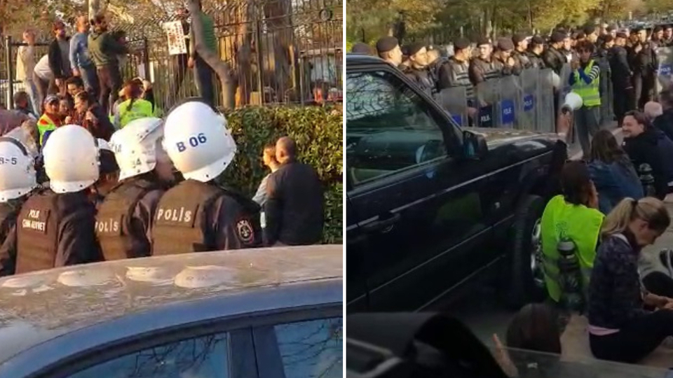 Göktürk'teki yeşil gerginlikte eylem sürüyor