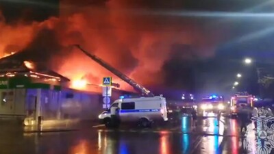 Rusya'da kafede yangın: En az 15 kişi öldü