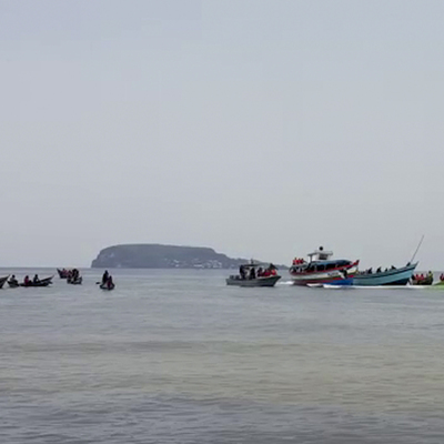 Yolcu uçağı göle düştü