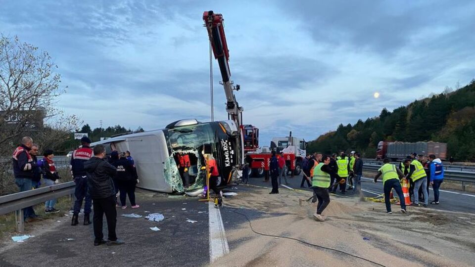 Bolu'daki otobüs faciasında sürücü tutuklandı