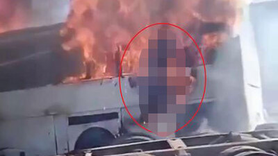 Ağrı'daki feci kazanın can pazarı görüntüsü!