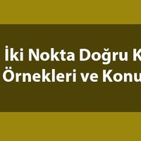 İki nokta nerelerde ve nasıl kullanılır?