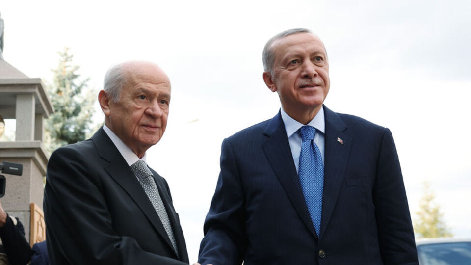 Cumhurbaşkanı Erdoğan Bahçeli ile görüştü