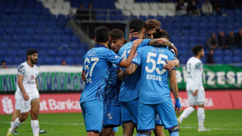 Çaykur Rizespor, 2 golle turladı