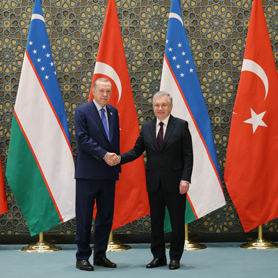 Cumhurbaşkanı Erdoğan Özbekistan'da