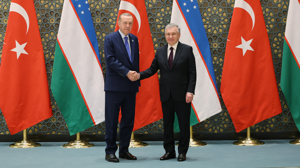 Cumhurbaşkanı Erdoğan Özbekistan'da