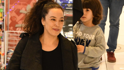 Anne-oğul alışverişte