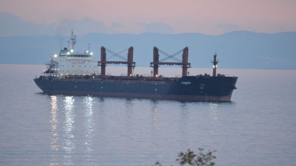 Tekirdağ'da yük gemisi karaya oturdu