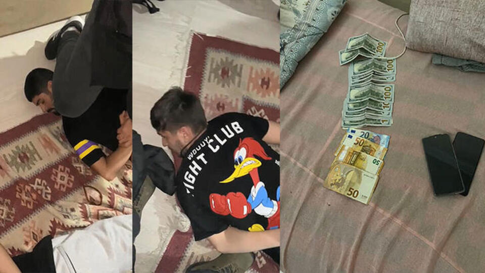 Müşteri gibi gelip iş yeri sahibini bağladılar