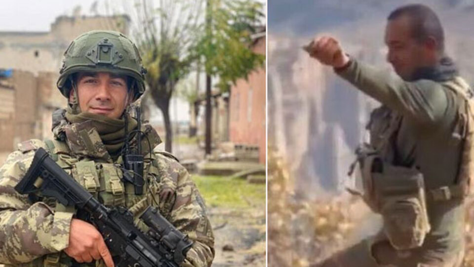 Sosyal medyada büyük ilgi gördü! 'Pençe' şehidinden zeybek!