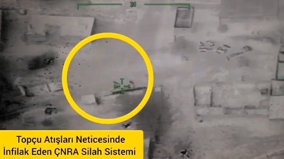 Teröristlerin ÇNRA silah sistemleri yerle bir edildi!