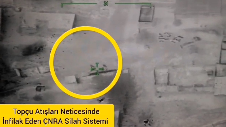 Teröristlerin ÇNRA silah sistemleri yerle bir edildi!
