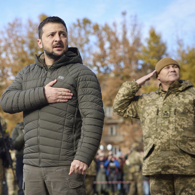 Zelenskiy Rus güçlerinin çekildiği Herson'da