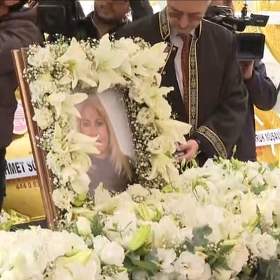 Dilek Ertek için gıyabi cenaze töreni düzenlendi