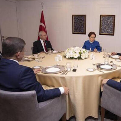 Altılı Masa'dan ortak açıklama