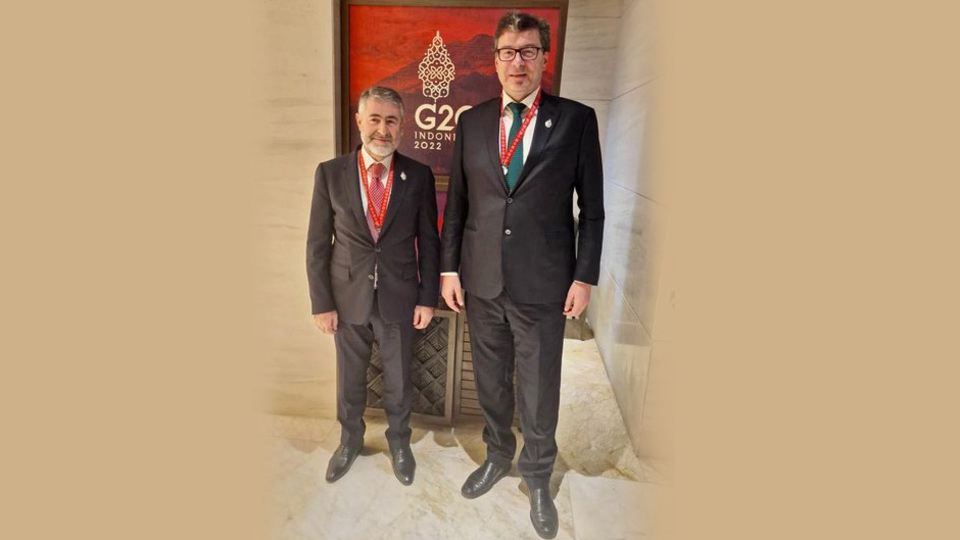 Nebati, İtalyan mevkidaşıyla görüştü