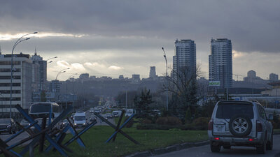 Kiev'de iki apartman vuruldu