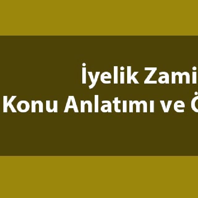 İyelik zamiri nedir?