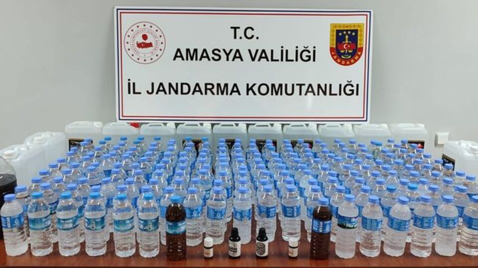 115 litre sahte içki ele geçirildi