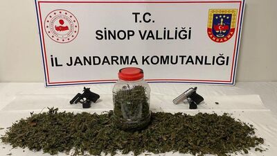Bir kilogram kubar esrar ele geçirildi