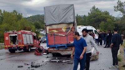 Oğlunun cenazesine giderken can verdi
