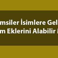 Fiilimsiler çekim eki alır mı?