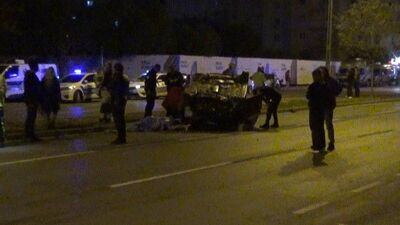İzmir'de otomobil takla attı: 1 ölü, 1 yaralı