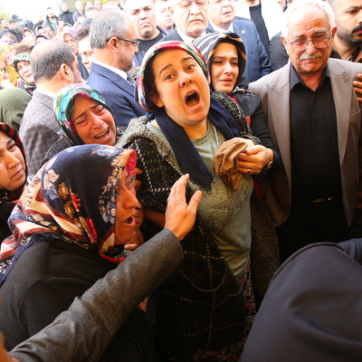 Karkamış'taki terör şehitlerine veda!