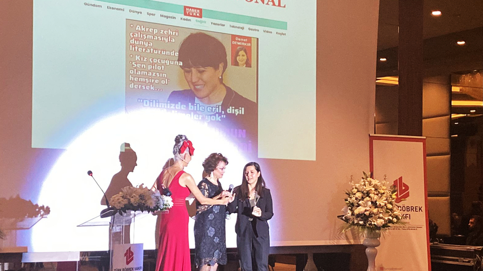 Türk Böbrek Vakfı'ndan Habertürk'e ödül