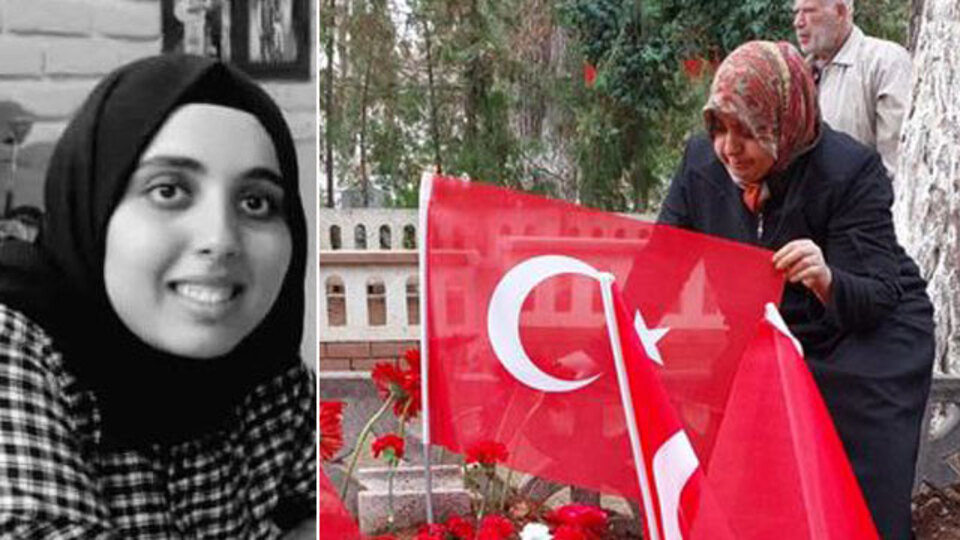 3 aylık öğretmendi! Şehit öğretmen Ayşenur'a ağlatan tören!