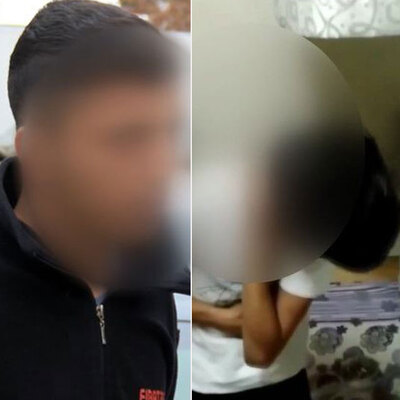 Genç kızı tacizden kurtardı! Tacizciyi dövdü!